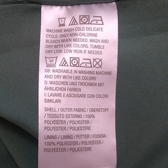 Susan Graver Water Resistant Anorak Jacket with Hood, Sage Leaf, 1XP - Picture 11 of 12